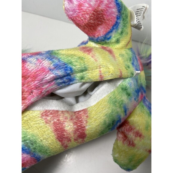 Puppy Surprise Tie Dyed Rainbow Dog Plastic Face 2016 Purple Nose - Picture 6 of 6